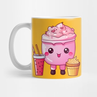 kawaii Ice cream  T-Shirt cute Candy food gilrl Mug